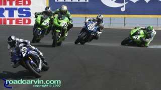 2007 AMA Supersport - Championship on the Line: With the AMA Supersport Championship on the line the racing was intense.